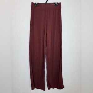 Elegant Burgundy Women's Pants